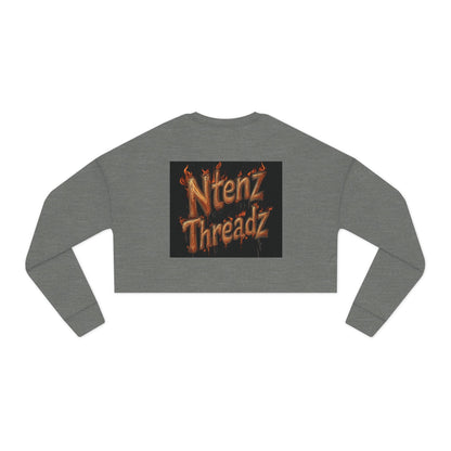 "Dope in Life" = Stylish Women's Cropped Sweatshirt