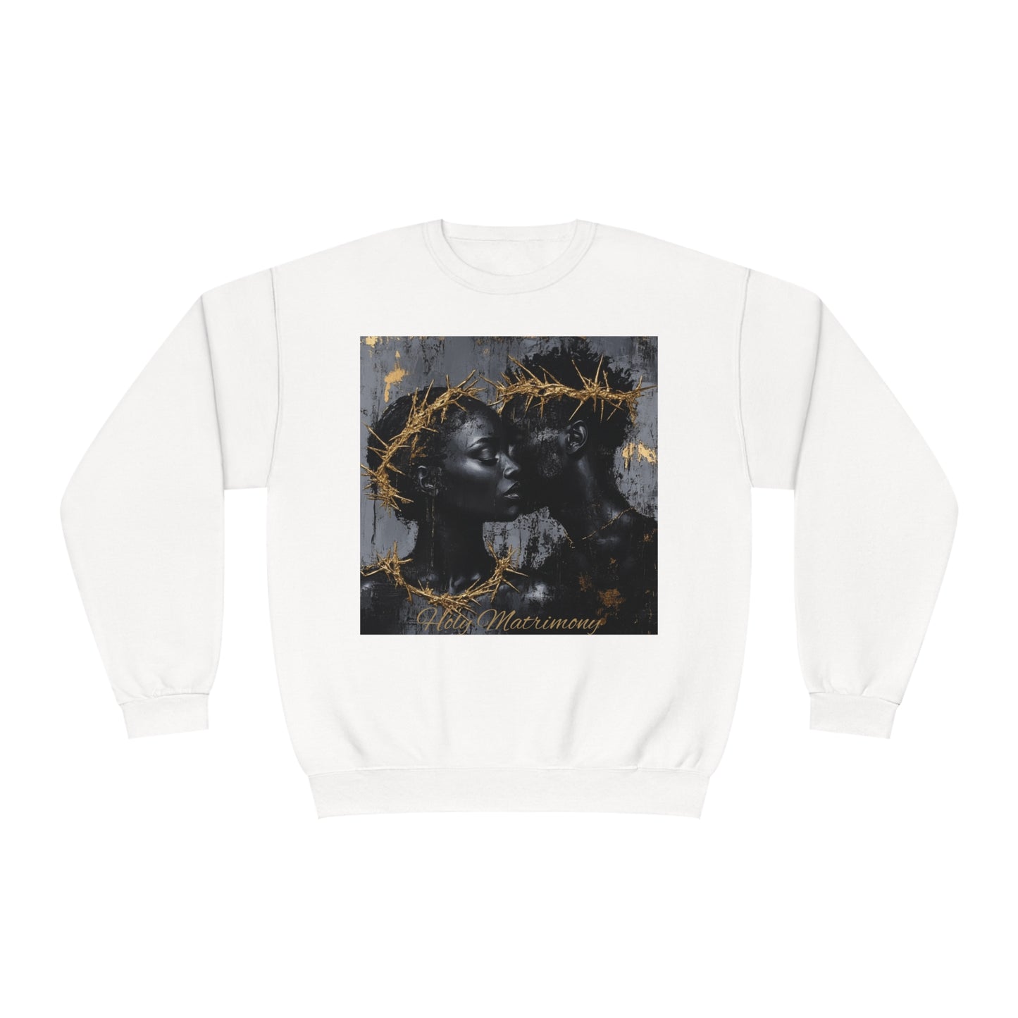 Holy Matrimony: Unisex NuBlend® Crewneck Sweatshirt