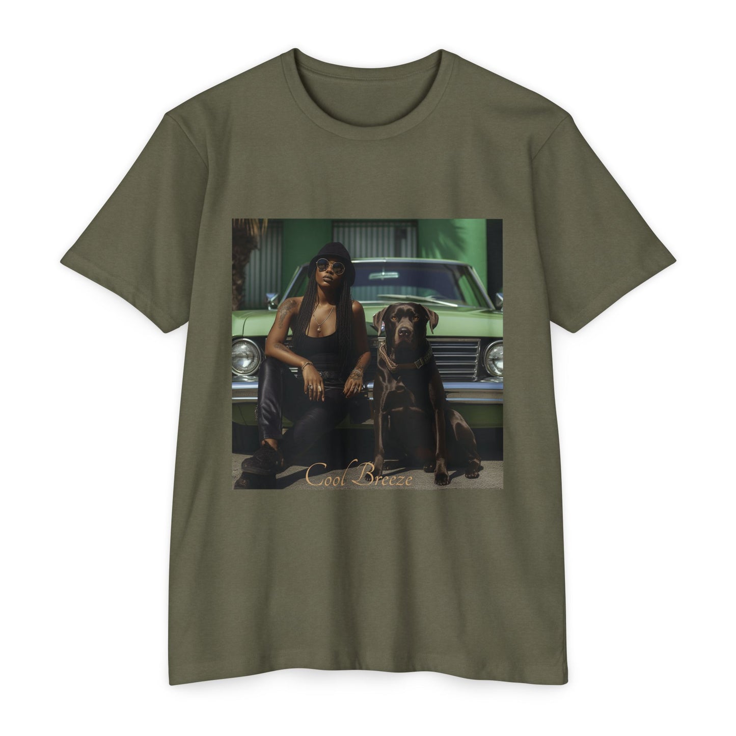 Cool Breeze: Unisex Retro Graphic Tee, Vintage Style Shirt, Casual Wear,  Summer Fashion