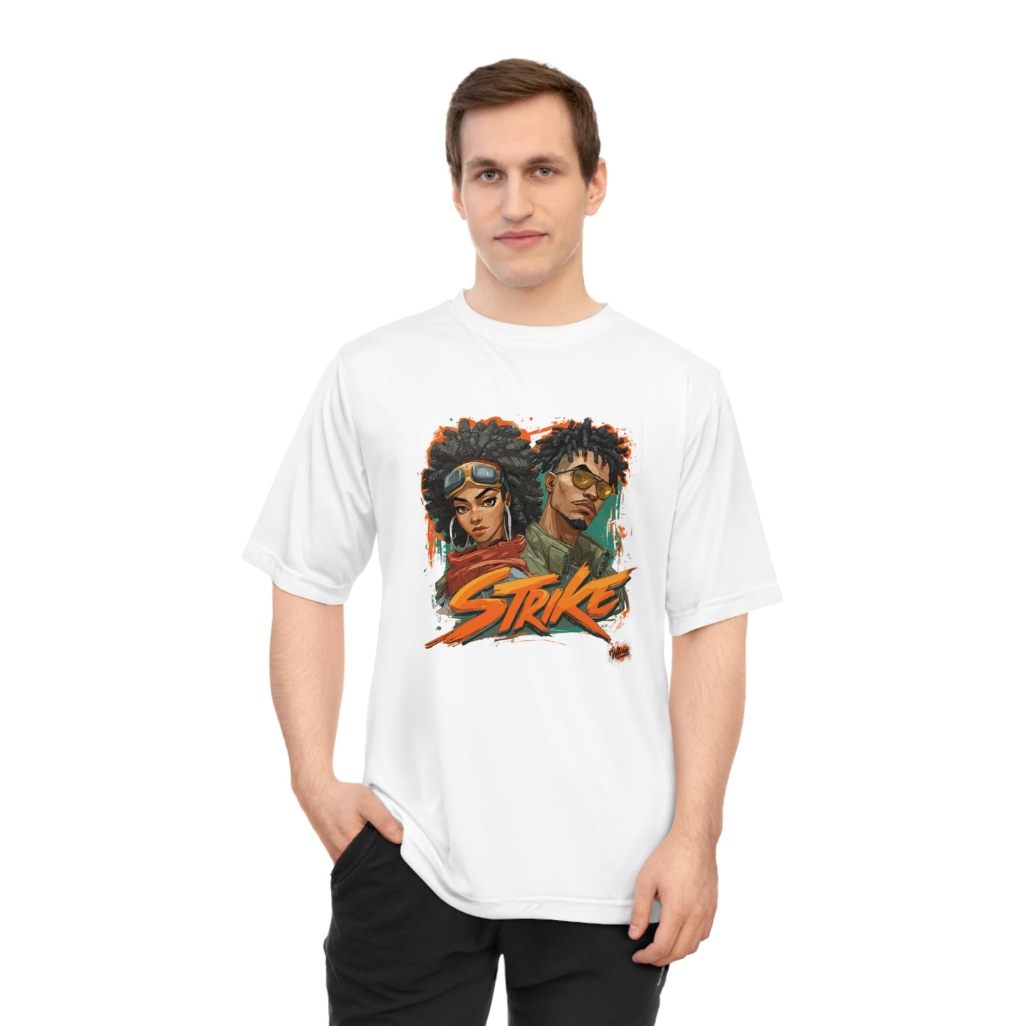 Strike: Urban Graphic Tee - Striking Zone Performance T-Shirt, Unisex Workout Shirt, Streetwear Top, Fitness Apparel, Casual Style