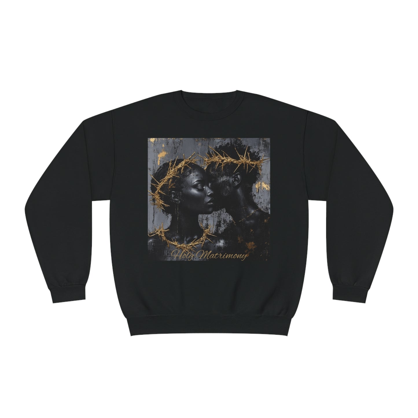 Holy Matrimony: Unisex NuBlend® Crewneck Sweatshirt