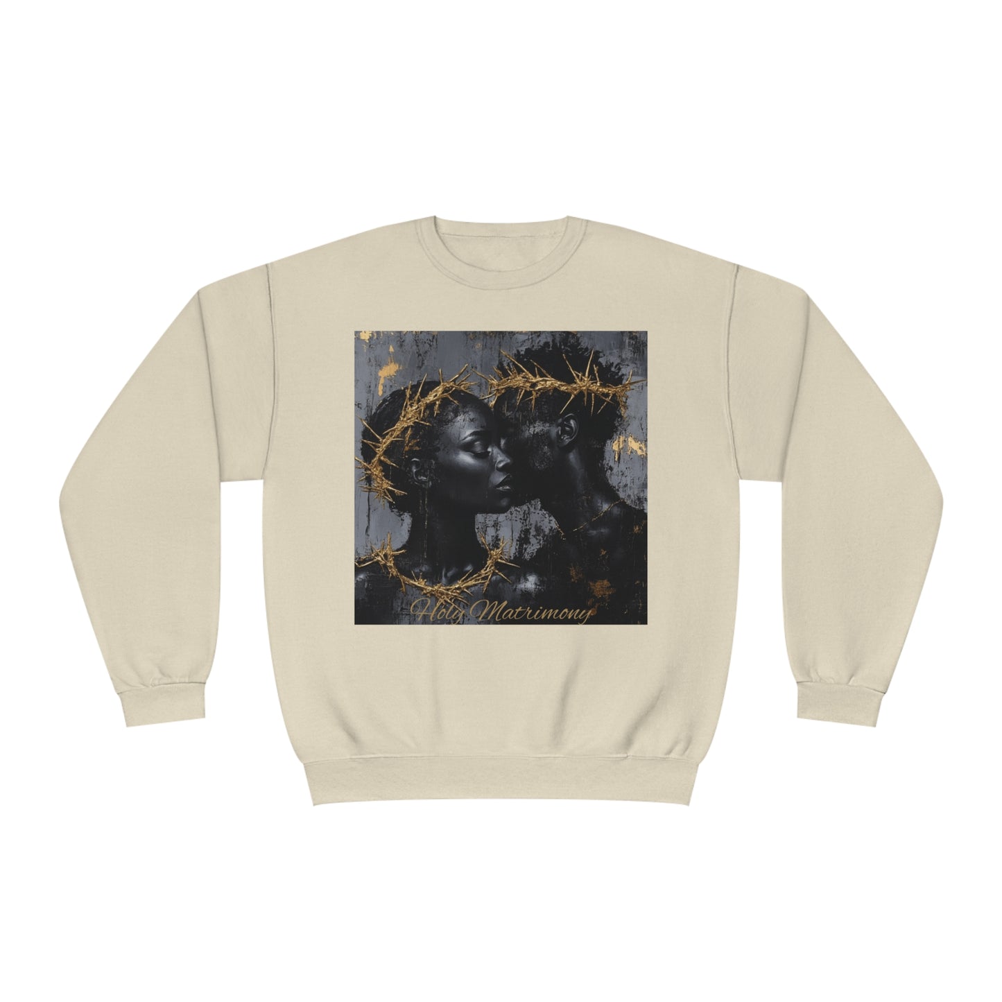 Holy Matrimony: Unisex NuBlend® Crewneck Sweatshirt