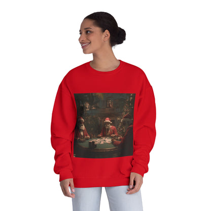 Santa Card Game Holiday Sweater