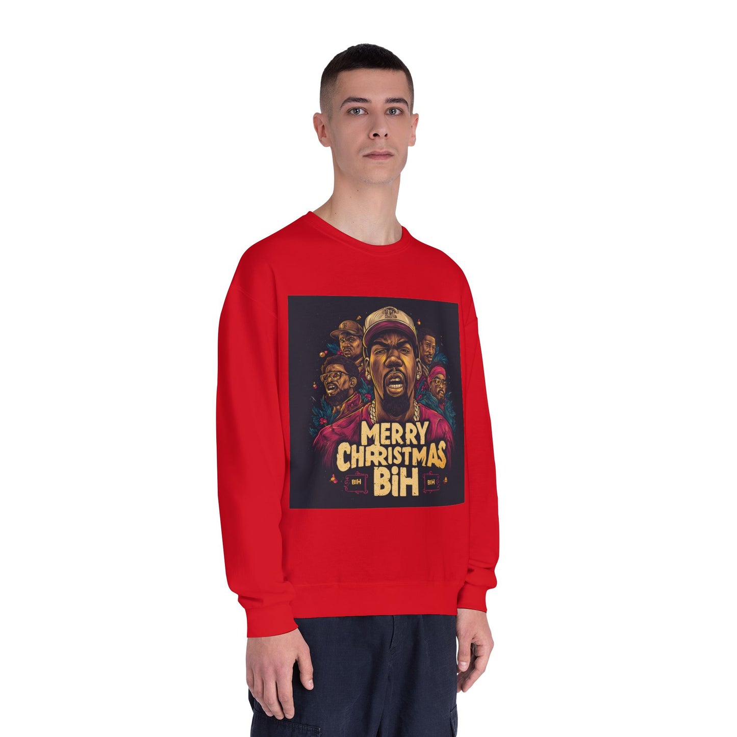 Merry Christmas Bih Sweatshirt —  Crewneck